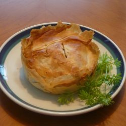Kreatopita (Greek Meat Pie Using Phyllo Pastry) recipe