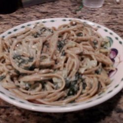 Creamy Spinach Pasta Sauce recipe