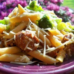 Sweet Italian Sausage With Penne Pasta recipe