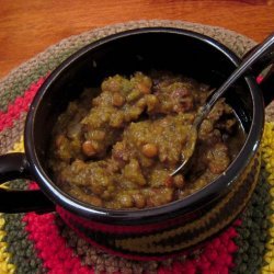 Canadian Bacon Split Pea & Lentil Soup (Crock Pot) recipe