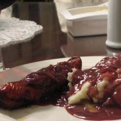 Bangers and Mash With Onion Gravy recipe