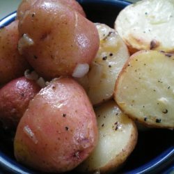 Roasted New Potatoes With Red Onions recipe