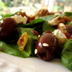 Spinach Salad With Pepper Jelly Vinaigrette recipe