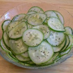 Pickled Cucumber Salad (Agurkesalat) recipe