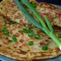 Bacon and Spring Onion Pancakes recipe
