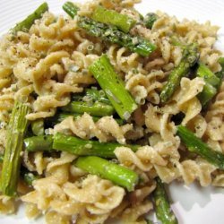 Roasted Asparagus Pasta With Garlic Butter recipe