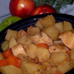 Crock Pot Apple Chicken Stew  (Low Fat) recipe