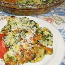 Spinach, Rice & Feta Pie recipe
