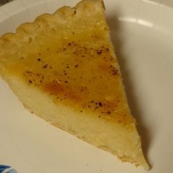 Amish Sugar Cream Pie recipe