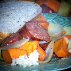 Kielbasa Potatoes, Onions & Carrots recipe