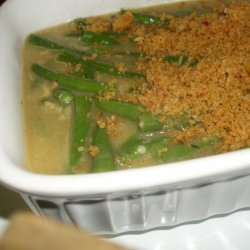 Holiday Garlic-Lemon Green Beans With Bread Crumbs recipe