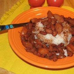 Very Slow Cooking Red Beans and Rice recipe