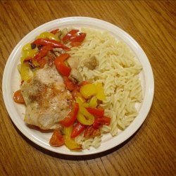 Honey-Balsamic Baked Chicken Breasts with Tomatoes, Mushrooms a recipe