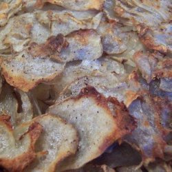 Simple Crunchy Potato and Onion Casserole - Low Cal recipe