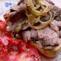 Slow-Cooker Boardwalk Italian Beef Sandwiches recipe