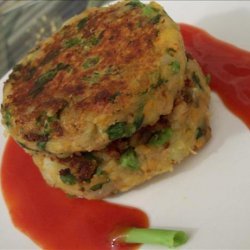 Indian-Seasoned Vegetable Patties recipe