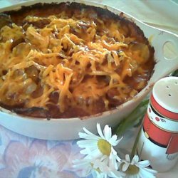 Creamy Oven BBQ’ed Potato Casserole recipe