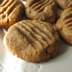 Nutty Peanut Butter & Tahini (Sesame Seed) Soft Cookies recipe