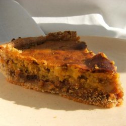 Praline Pumpkin Custard Pie recipe