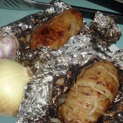 Bbq Potato With Onion & Garlic recipe