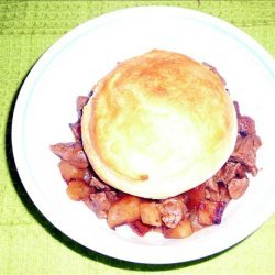 30 Minute Beef Pot Pie for 2 recipe