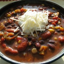 Sweet and Spicy Vegetarian Chili recipe