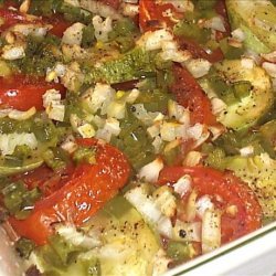 Baked Zucchini with Tomatoes recipe