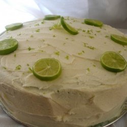 Key Lime Cake With White Chocolate Frosting (Paula Deen) recipe