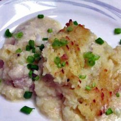 Irish Cod Pie Topped With Mashed Potatoes recipe