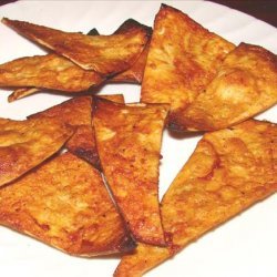 Baked Barbecue Tortilla Chips recipe