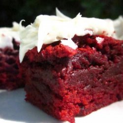 The Realtor's Red Velvet Brownies With White Chocolate Icing recipe