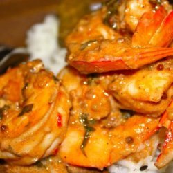 Stir-Fried Shrimp in Aromatic Tomato Cream Sauce recipe