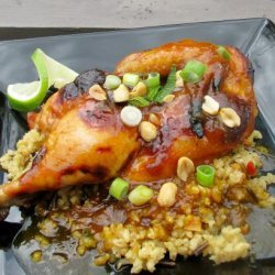 Cornish Game Hens With Curry Apricot Glaze recipe