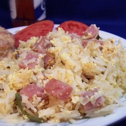 Ham and Egg Jambalaya recipe