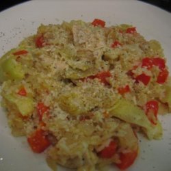 Lemon Chicken and Rice With Artichokes recipe