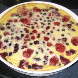 Baked Raspberry Vanilla Pudding recipe
