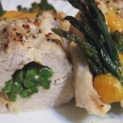 Asparagus and Cheddar Stuffed Chicken Breasts recipe