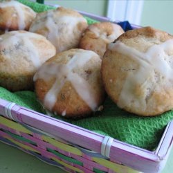 Easter Hot Cross Muffins recipe