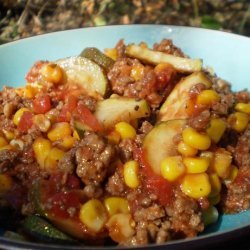 Ground Beef Zucchini Skillet Meal recipe