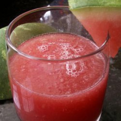 Watermelon Ginger Frosted  Drink recipe