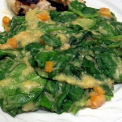 Spinach with Lentils recipe