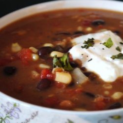 Hearty Black Bean Chowder - Crock Pot recipe