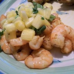 Curried Shrimp With Pineapple Salsa recipe