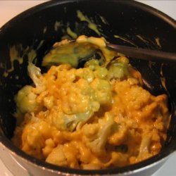 Roasted Cauliflower With Cheese Sauce recipe