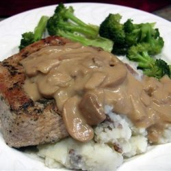 Browned Pork Chops with Gravy recipe
