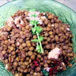 Roasted Pepper and Lentil Salad recipe