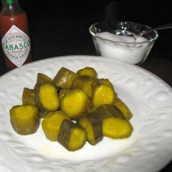 Simply Sweet Pickles (No Processing Required) recipe