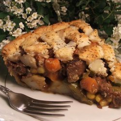 Tender Beef Pot Pie W/Thyme and Pepper Pastry recipe