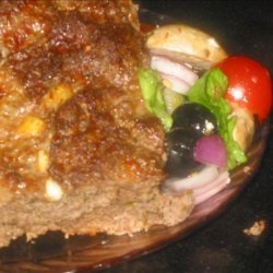 Greek Meatloaf With Feta recipe