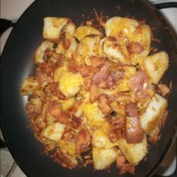 Fried Red Potatoes for One recipe